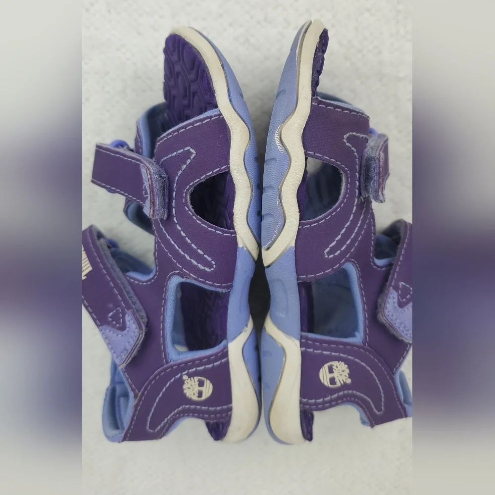 Timberland Girls Purple beach water Sandals sz 11 - Picture 6 of 8